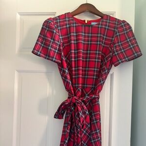 Draper James plaid dress